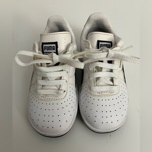 PUMA GV Special Kids Sneakers White & Navy Size 8C
